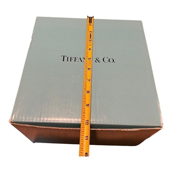Tiffany & Co. Cube Large Gift Box w/ Tissue Paper 10”x10”x6.75” Storage READ - Picture 15 of 16